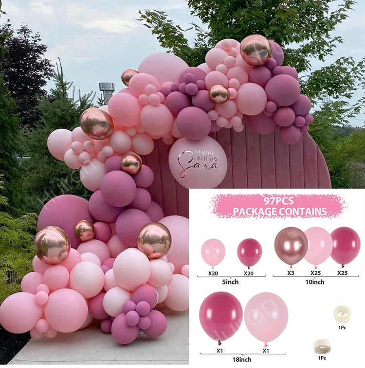 Pink Balloon Arch Kit